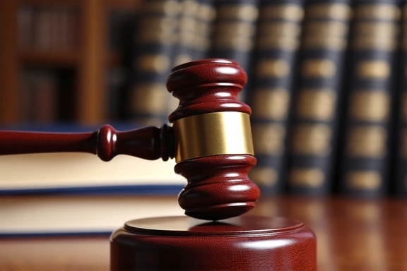 Gavel and law books symbolizing legal jurisdiction